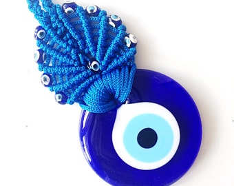 Evil Eye Wall Hanging evil eye bead 15 cm evil eye wall hanging evil eye decor Evil Eye Wall Hanging evil eye bead 15 cm evil eye wall hanging evil eye decor