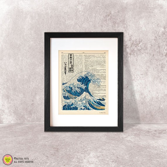 The Great Wave off Kanagawa dictionary print-Kanagawa