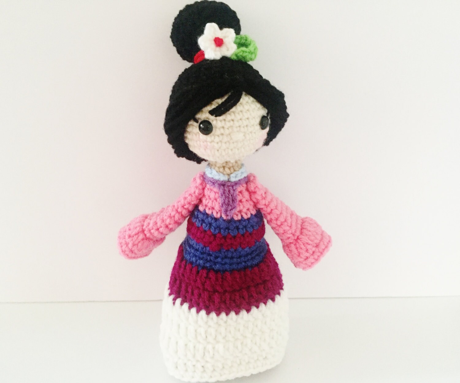 Crochet Mulan Inspired Doll