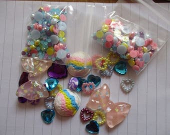 Rainbow Decoden / embellishment bundle
