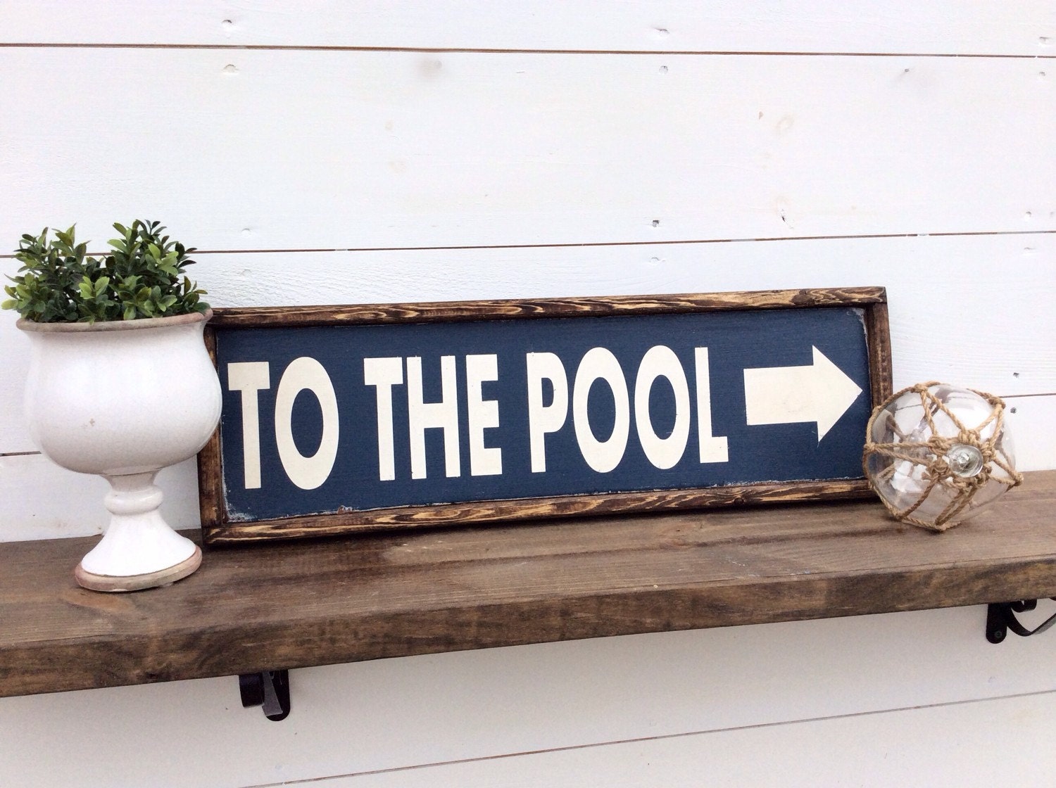 To The Pool Sign Pool Sign CUSTOM COLORS AVAILABLE