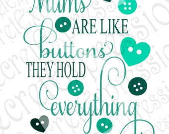 Download Mums are like button | Etsy