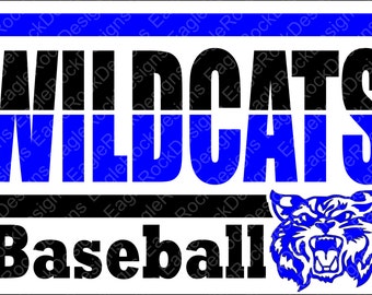 Free Free Wildcat Baseball Svg 683 SVG PNG EPS DXF File