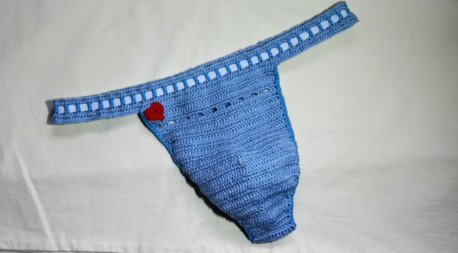 Gift for him Sexy crochet men's underwear Men's