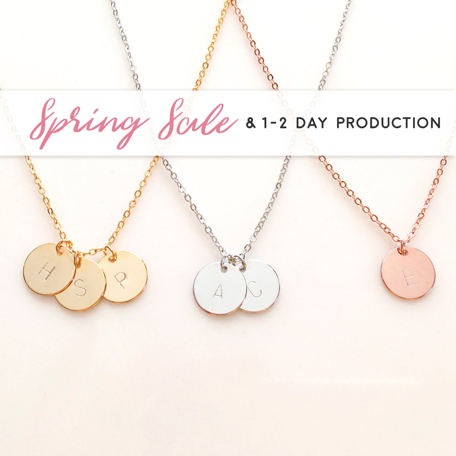 Delicate Initial Necklace Gold Letter Necklace by MignonandMignon