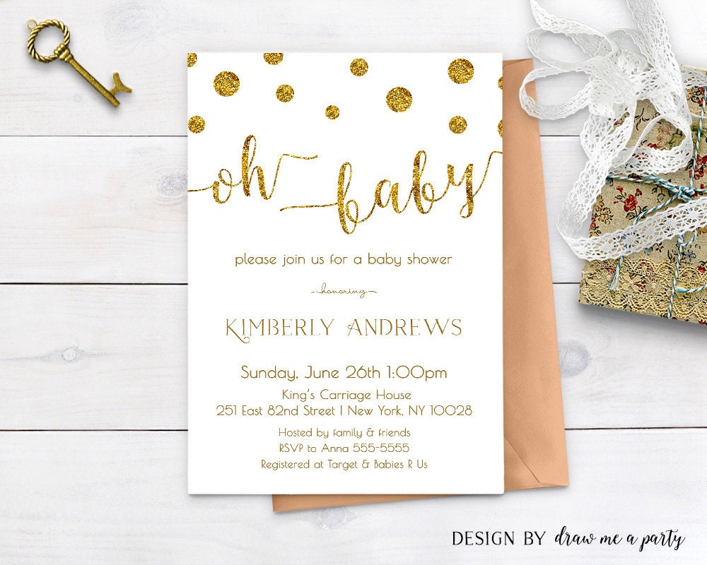 Oh Baby Invitations 4