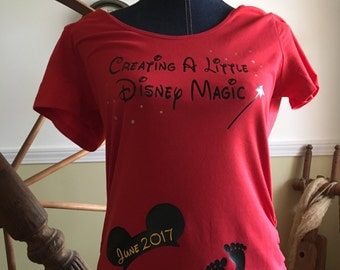 creating a little disney magic maternity shirt