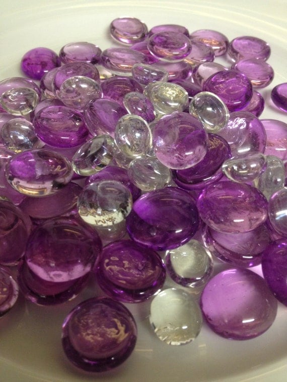 clear glass gems