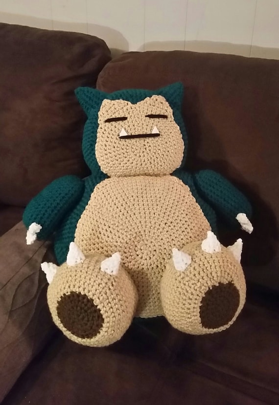 snorlax plush giant bean bag