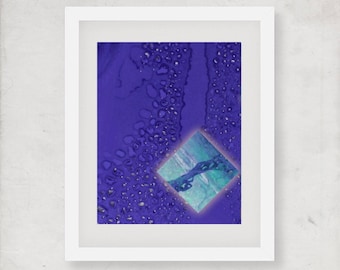 Purple art for wall, Quadri astratti, Art for print, blue print pdf, Office artwork, Abstract poster art, digital download art, aussie