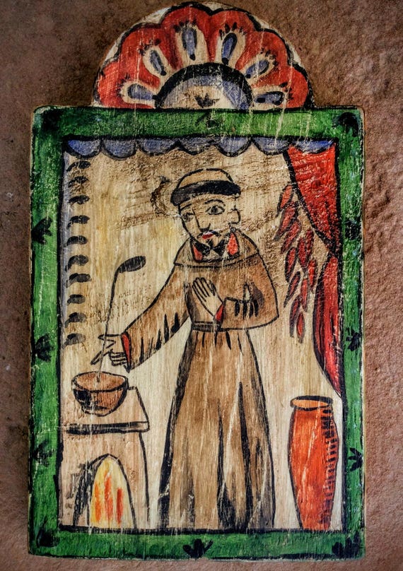 San Pasqual Patron Saint of Cooks Kitchens and Shepherds.