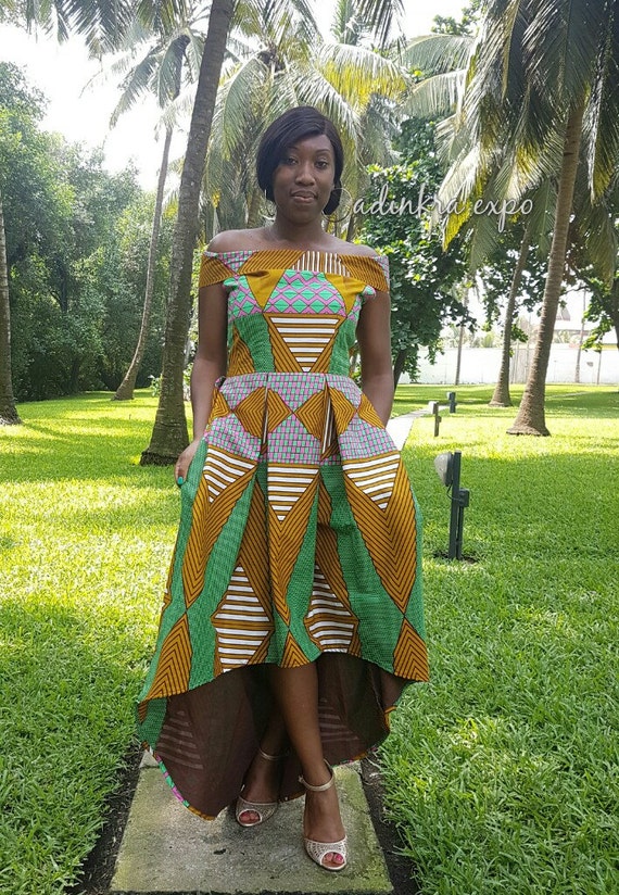 Hi Low Ankara Dress/ Ankara Dress / Ankara Gown