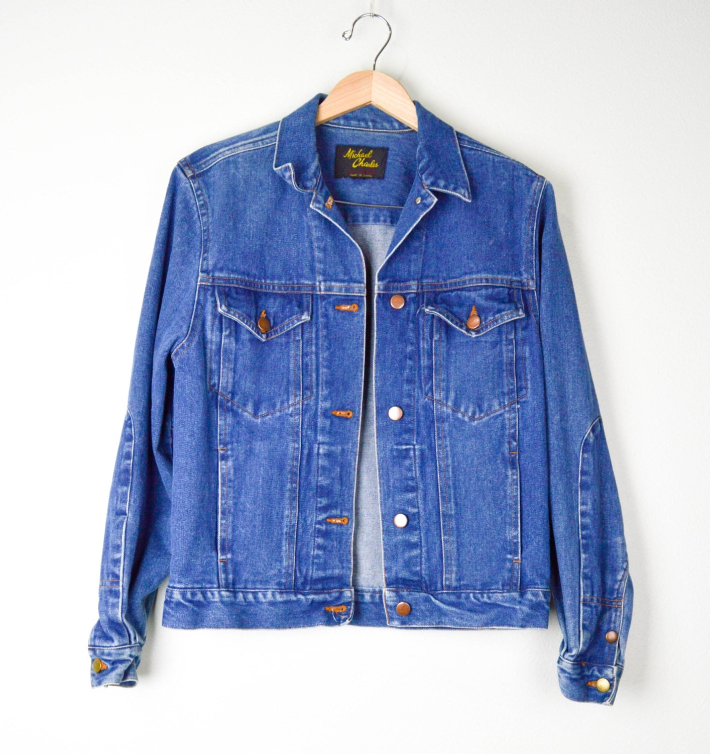 70s Denim Jacket Vintage Jean Jacket Vintage Clothing 70s