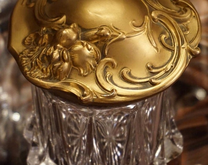 Antique Glass Humidor