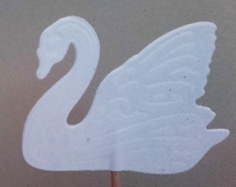 12 Schwäne Cake Topper, wedding, hochzeit, topper, fest decko, swan, swan topper, hochzeit decko, wedding decko, wedding topper,