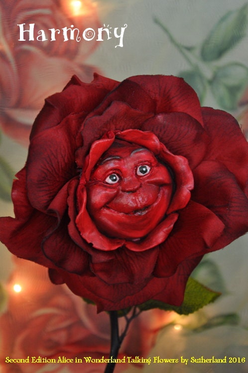 Alice in Wonderland Talking Flowers HARMONY by