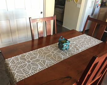 Gray Table Runners - Gray Table Runners for Dining Table - Gray Wedding Decor Table