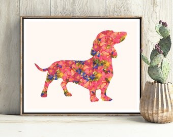 Dachshund Wall Art dachshund wall art | etsy Dachshund Wall Art dachshund wall art | etsy