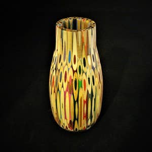 Colored Pencil Vase
