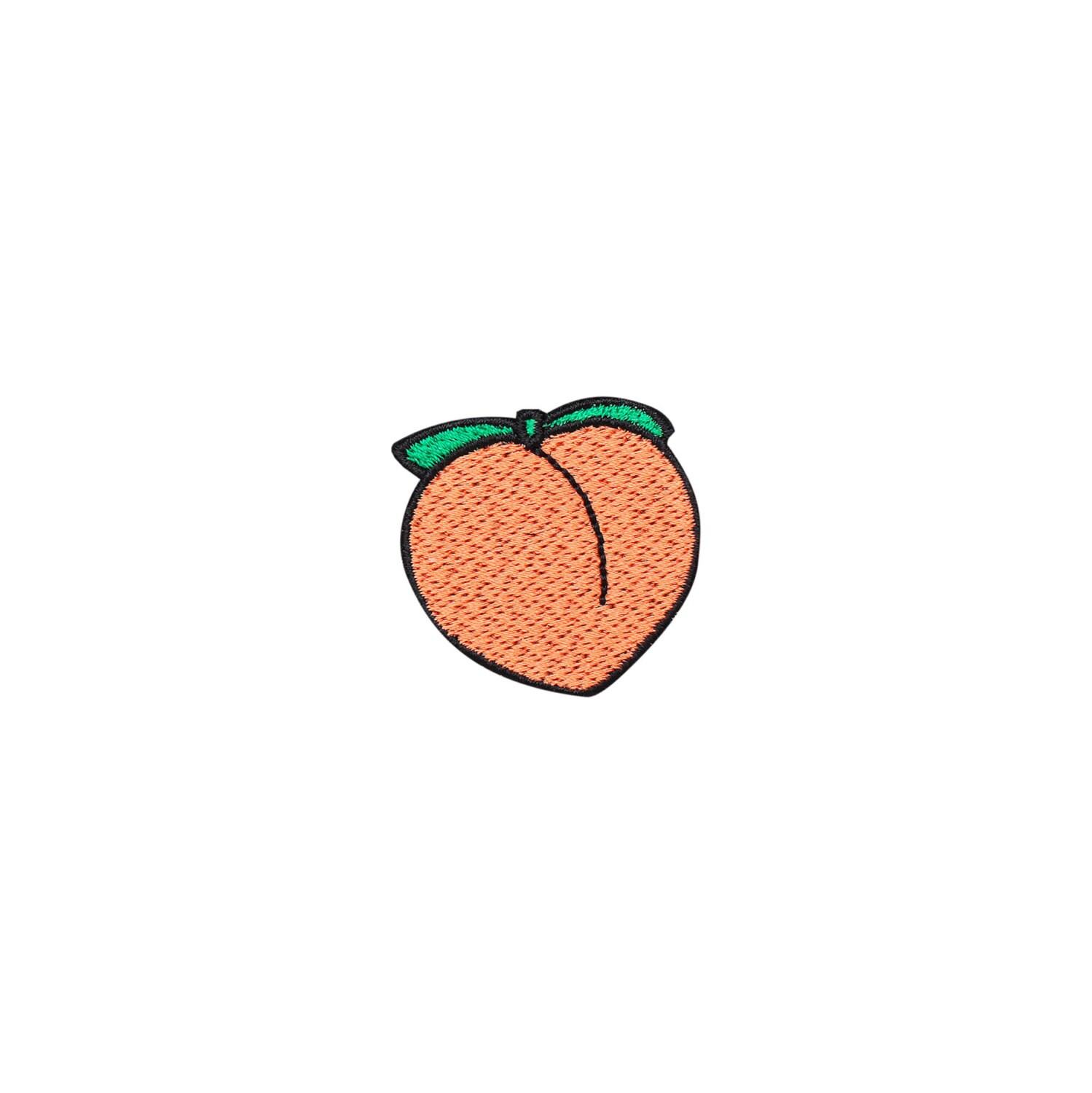 PEACH EMBROIDERED PATCH iron on badge gift tumblr hipster