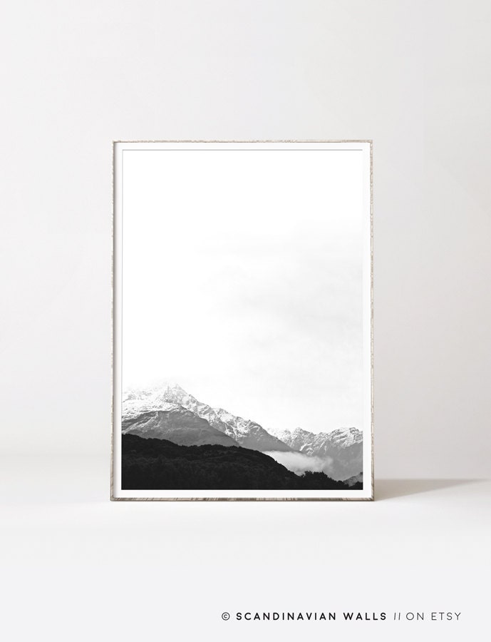 Mountain wall art mountain print mountains minimalist