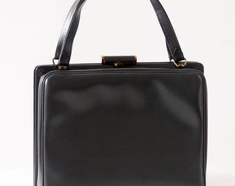 Sac vintage cuir gris