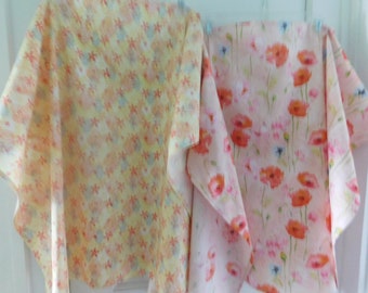 MOMMY NURSING COVER Ups -- 4 designs to choose from 35 1/2" Wide X 25 3/4" long