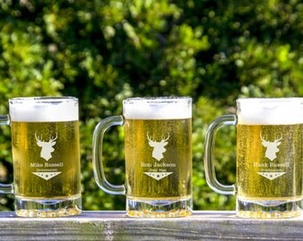 Groomsmen Beer Stein, Personalized Groomsmen Mug, Groomsmen Beer Mug, Groomsman Beer Stein, Best Man Gift, Glass Beer Mugs, Beer Stein