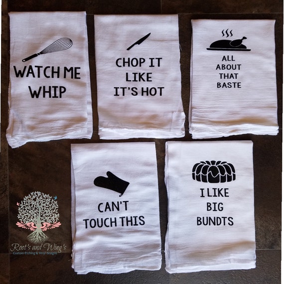 Funny Kitchen Towel Housewarming Gift Hostess Gift