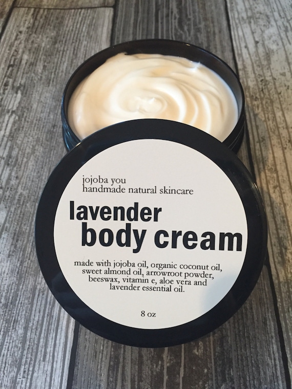 Lavender Body Cream Moisturizing for Sensitive Skin with All