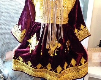 RESERVED!!! Afghan/ Banjara Embellished Velvet Dress