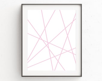 Large Abstract Decor, Abstract Pictures, Pink Wall Art, Pink Wall Art Decor, Printable, Abstract Poster Art, Pink Decor, Digital Download