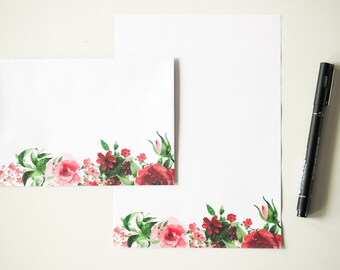 Letter writing set, stationary set, writing paper, letter stationary set