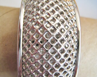 Sarah Coventry Silver Tone Cuff Bracelet