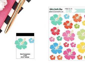 Hibiscus Flowers Sticker for any Planner