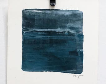 Small Acrylic Painting on Paper