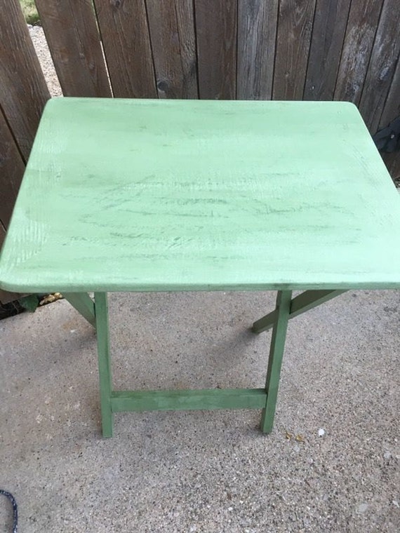 shabby chic folding tv tray farmhouse cottage decor by nikkochikko shabby chic folding tv tray farmhouse cottage decor by nikkochikko