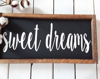 Sweet dreams sign | Etsy