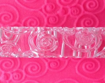 Curly Swirly Embossing Rolling Pin for Sugarcraft, Fondant