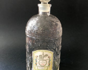 RARE vintage GUERLAIN PARIS of the Rooster 1 liter cologne perfume bottle