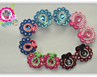 Soutache Earrings, earrings Soutache, earrings, earrings, rings