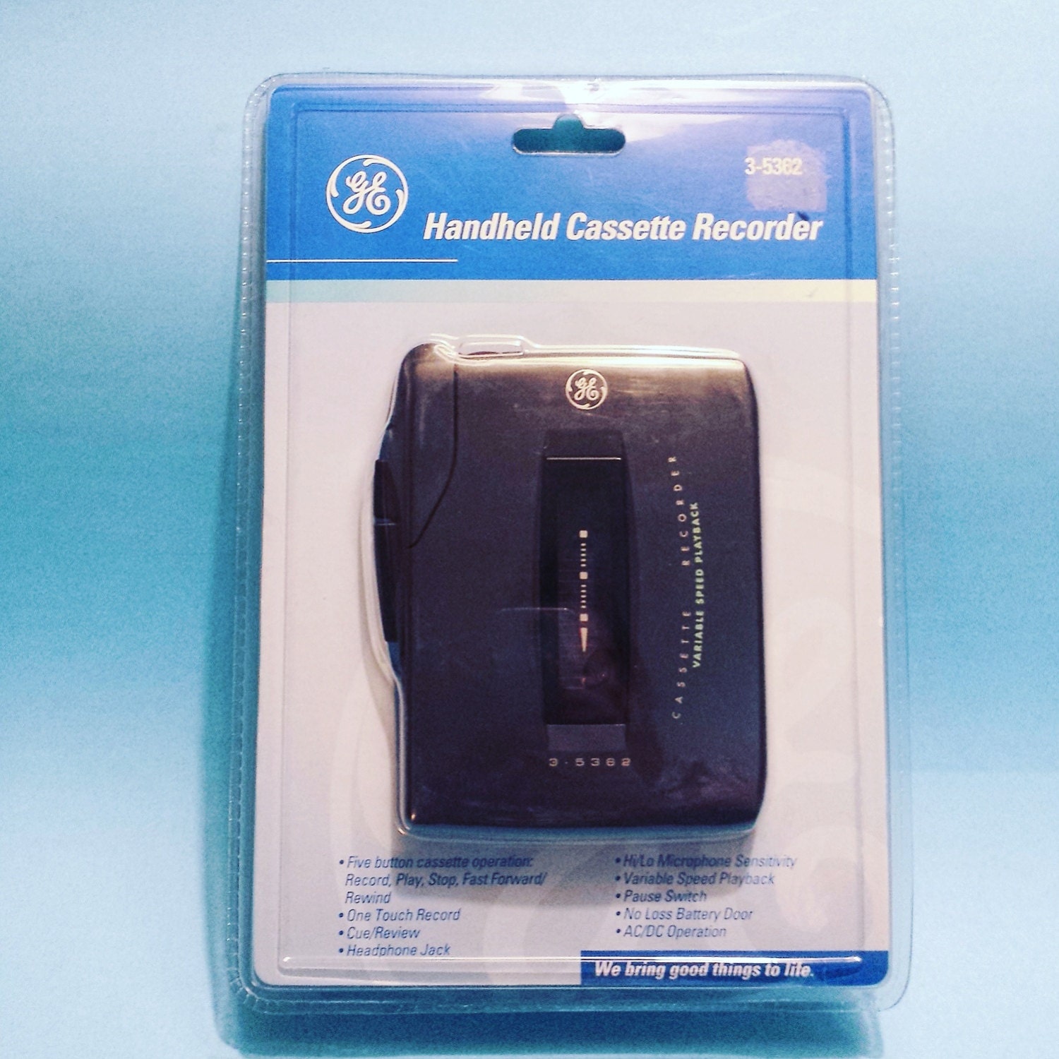 NEW old stock sealed GE 35362 cassette recorder tape player