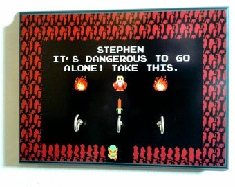 Custom Name Legend of Zelda Key Holder