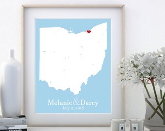 Ohio Wall Art ohio wall decor | etsy Ohio Wall Art ohio wall decor | etsy