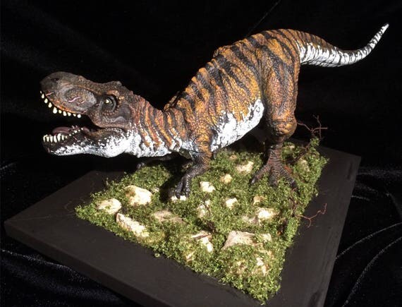 t rex diorama