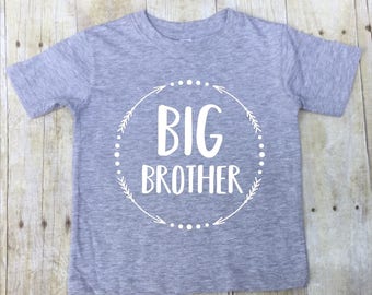 Big Brother Shirt-Big Brother T-Shirt-Sibling Shirt-New Baby Announcement Shirt-Big Bro-Big Brother Jersey