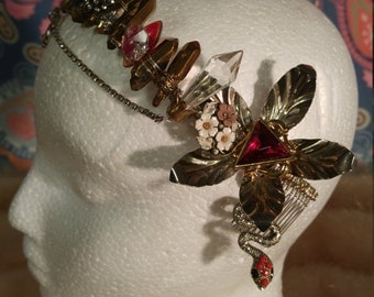 Medusa's Tribal crystal crown