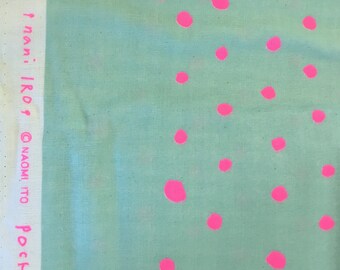 Pocho Dots Double Gauze Fabric by the Yard, Nani Iro Fabric, Fashion Fabric, Apparel Sewing Supplies, Japanese Import Kokka Fabric Polka Dot