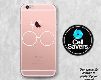 Glass Lightning Sr Clear iPhone 6s iPhone 6 iPhone 6 Plus iPhone 6s Plus iPhone 7 Plus White Harry Potter Inspired iPhone 8 iPhone X Case