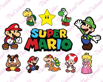 Download Mario svg | Etsy